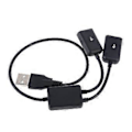 Miniatyrbild 3 av 4: Usb 2.0 Otg Hub Usb 1 till 2 Splitter Dock Usb Adapter För Matebook Dator