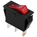 Miniatyrbild 3 av 5: Er S On Off Bi 28x10mm 250v 15a 3 Terls Röd