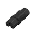 Miniatyrbillede 4 af 5: C13 til C15 Hun AC Strømadapter Konverter Stik Strømstik Adapter