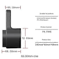 Miniatyrbilde 5 av 5: Bil Europeisk Standard Ladekabel Krok Brakett Ev Kabel Brakett Evse Type 2 J1772 Socket Plugg