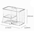 Miniatyrbillede 3 af 5: Apotekerglas til vatrondeller, vatpinde