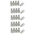 Miniatyrbillede 1 af 4: 10 stk. Bnc hanstik til F hun jack adapter Coax kobling Cctv kamera
