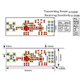 Miniatyrbillede 4 af 5: 2 stk. Nrf24l01+pa+lna Rf Transceiver Modul Med Sma Antenne 2,4 Ghz 0m + Nrf24l01 Trådløst Modul