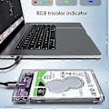 Pikkukuva 2 / 5: 2.5 tuuman HDD-kotelo tukee 6 Gbps Sata - USB TypeC -kiintolevykoteloa