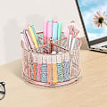 Miniatyrbillede 3 af 4: 360° Roterende Pen Holder H R, Kunst Holder (med 4 Rum)( )