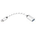 Miniatyrbilde 5 av 5: Type-c Til Usb Otg Data Synkroniserings Konverter Adapter Funksjons Konverter Kabel