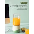 Miniatyrbilde 3 av 5: 500ML Bærbar Fruktjuicer Blender Elektrisk Fruktjuicer USB Oppladbar Reisemiksere Smoothie Blender Maskin-Lilla