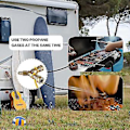 Miniatyrbilde 3 av 4: 3/8 tommer Y-splitter Gasskoblingsadapter, egnet for gassgrill, generator, uteplassvarmer