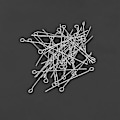 Miniatyrbild 3 av 5: 50 st Återanvändbara Inokuleringsöglehållare Nickrom Nålspetsar Inokulering för Laboratorium (3mm)