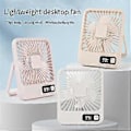 Miniatyrbillede 5 af 5: Lille Bordventilator Multi-Power Kontor Tynd og Opladningsmodel Foldbar Børsteløs Bærbar Khaki