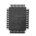 Miniatyrbild 5 av 5: Pic18f4680-i/pt Tqfp-44 Mikrokontrollerprocessor Mikrokontroller Ic