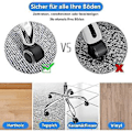 Miniatyrbilde 4 av 5: 5 Pakke Kontorstol Hjul 11 Mm / 22 Mm Erstatning Hardt Gulv For Gaming Stoler, Svingstoler, Fl