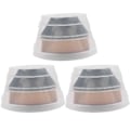 Miniatyrbillede 1 af 5: 3 stk. Makeup Flydende Foundation Børster Kosmetisk Flad Blush Børster Kosmetiske Børster Sort