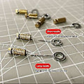 Miniatyrbild 5 av 5: 12 st DIY Verktyg Handgjorda Läderartiklar Verktyg Sutur Fixeringsnål Läderartiklar Fixerad Nål Sömnad 6-12mm