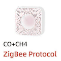 Miniatyrbillede 1 af 5: Tuya Smart Zigbee Naturgas- og Kulilte Sensor Ventilforbindelse Metan Lækage Alarm Hjem Smart Life App