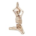 Miniatyrbillede 2 af 5: Abstrakt Resin Skelet Statue: Festlig Skeletindretning til Skrivebord og Boligdekoration
