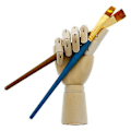 Miniatyrbild 2 av 5: Konstnär Ing Manikin Articulerad Mquin Med Flexibel 10 Tum Höger Hand