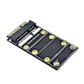 Pikkukuva 4 / 4: Mini PCI-E + mSATA SSD Solid State Drive -muunninkortti kannettavalle tietokoneelle