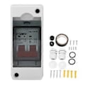 Miniatyrbild 1 av 4: DC Strömbrytare 2P 50A Miniatyr Isolator Brytare IP65 Vattentät Solar PV Strömbrytare 1000V