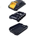 Miniatyrbild 2 av 5: 18v 20v 5-cells 21700 Batterihölje Ersättningsdelar Skydd För , Dcb201,,,batterireparation DIY-kit