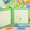 Miniatyrbillede 4 af 5: Sensorisk beregning puslespil bræt legetøj hjerne teaser småbarn matematik læring gave