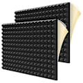 Miniatyrbillede 1 af 5: 12 stk. Lydskum Paneler, 2 Tommer X 12 Tommer X 12 Tommer Pyramide Sd Akustiske Paneler Til, stu