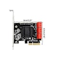 Miniatyrbillede 4 af 5: 6 Porte PCI Sata Controller Internt Udvidelseskort PCI-E til Sata 3.0 Adapter