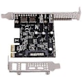 Pikkukuva 2 / 5: PCI-laajennuskortti 4 porttia (Type-C+A) USB 3.2 -laajennuskortti 5 Gbps nopea keskitin, ei vaadi ohjainta pöytätietokoneelle