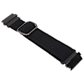 Miniatyrbillede 3 af 5: Nylon Vævet Urrem Justerbart Spænde Armbånd Udskiftning Sportsurrem til Fenix 7 6 5 Sort