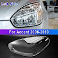 Miniatyrbillede 2 af 5: Til -hyundai Accent 2006-2010 Bil Forlygte Linse Dæksel Venstre