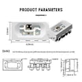 Pikkukuva 3 / 5: 100 kpl SK6812 SIDE-A SK6812 IC LED-sirussa Sivuvälitteinen SMD 4020 RGB nauhanäytölle Yksittäin osoitettava
