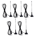 Miniatyrbilde 2 av 4: VHFUHFTV Antenne, (5 stk./sett) VHF UHF 5dBi Bi DV T Antenne TV Høy Antenne Innovativ Løsning