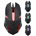 Miniatyrbillede 3 af 4: Gaming Mus, MS11 1600DPI Kablet Baggrundsbelyst Gamer Mus Forbedret Holdbarhed