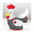 Miniatyrbilde 2 av 5: Søtt Eggkurvformsett Eggkurvformer for Sying, Kyllingkurvform Linjal, DIY Quilting Håndverk