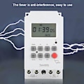 Miniatyrbilde 5 av 5: 110V Digital Elektrisk Holdbar Programmerbar Smart Kontroll Bryter Timer