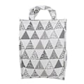 Miniatyrbilde 1 av 5: Vanntett Lunch Bag i Bomulls- og Linstoff med Glidelås, Tote Bag, Lunsjvesker for Barn (Triangle)