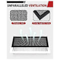 Miniatyrbilde 5 av 5: 6 Pakning Ventilasjonsdeksler for Hjem Gulvventilasjonsdeksler 4x10 Tommer Magnetisk Ventilasjonsnett Gulv for Hjem Tak Vegg Luftventil