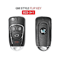 Miniatyrbillede 5 af 5: Keydiy B22-4 Fjernbetjent Bilnøgle 4 Knapper Til Kd900/-x2 Mini/ Urg200 Program