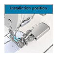 Miniatyrbild 2 av 5: Sömnadsguide, fållguide, -guide för industriell kedjesöm eller matarmatningssymaskin, magnet Ne