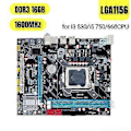 Miniatyrbild 2 av 5: LGA1156 Dator Moderkort DDR3 Minne ATX Moderkort 1600MHz 4 SATA USB2.0 Dual Channel för I3 530/I5 750/660CPU