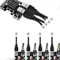 Miniatyrbillede 3 af 5: PCIE Riser 1X til 1X Grafisk Udvidelse til GPU Mining Powered Riser Adapterkort