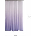 Miniatyrbillede 5 af 5: Bruseforhæng Vandtæt Polyester Tekstil Badeforhæng 150x180cm Mugbestandig Gradient Lilla