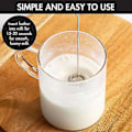 Miniatyrbilde 2 av 5: Melkeskummer med D Håndholdt Visp Drikkeskummer Mini Blender Mikser For Frappe Proo