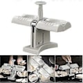 Miniatyrbild 2 av 3: Zk- Dubbelhuvud Automatisk Dumpling Maker Ravioli Pressform Tillverkningsverktyg för Hushåll