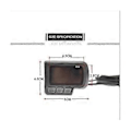 Pikkukuva 3 / 5: 24v 36v 48v Sähköpolkupyörän En06 Näyttö /vedenpitävä 5-nastainen Pistoke LCD-näyttö Ebike-osiin