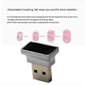Miniatyrbild 1 av 5: USB Fingeravtrycksläsare Dator USB Fingeravtryckslås för Windows 10 11 Hello USB Fingeravtryck Inloggningslås Modul