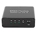 Pikkukuva 3 / 5: SPDIF/TosLink-kytkin 3x1, kytkentälaite kaukosäätimellä, 3 sisään, 1 ulos, 100V–240VAU-pistoke