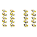 Miniatyrbild 1 av 5: Set med 10 Bi Servett Le Servettring Legering Insekt Le