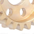 Miniatyrbillede 2 af 4: 14mm 24 Tænder Messing Snekke 1.5 Modul Messing Snekkegearhjul til Motordrev Gear
