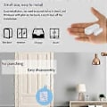 Miniatyrbild 3 av 5: WiFi Dörr Fönster Sensor APP Smart Hem Säkerhetsskydd Dörröppningsdetektor för Alexa Yandex
